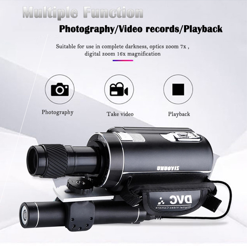 Full HD 16X Zoom Digital Night Vision Device Infrared Video Camera 1080P 24Mp 3 inch Touch Screen Long Range Distance Hunting