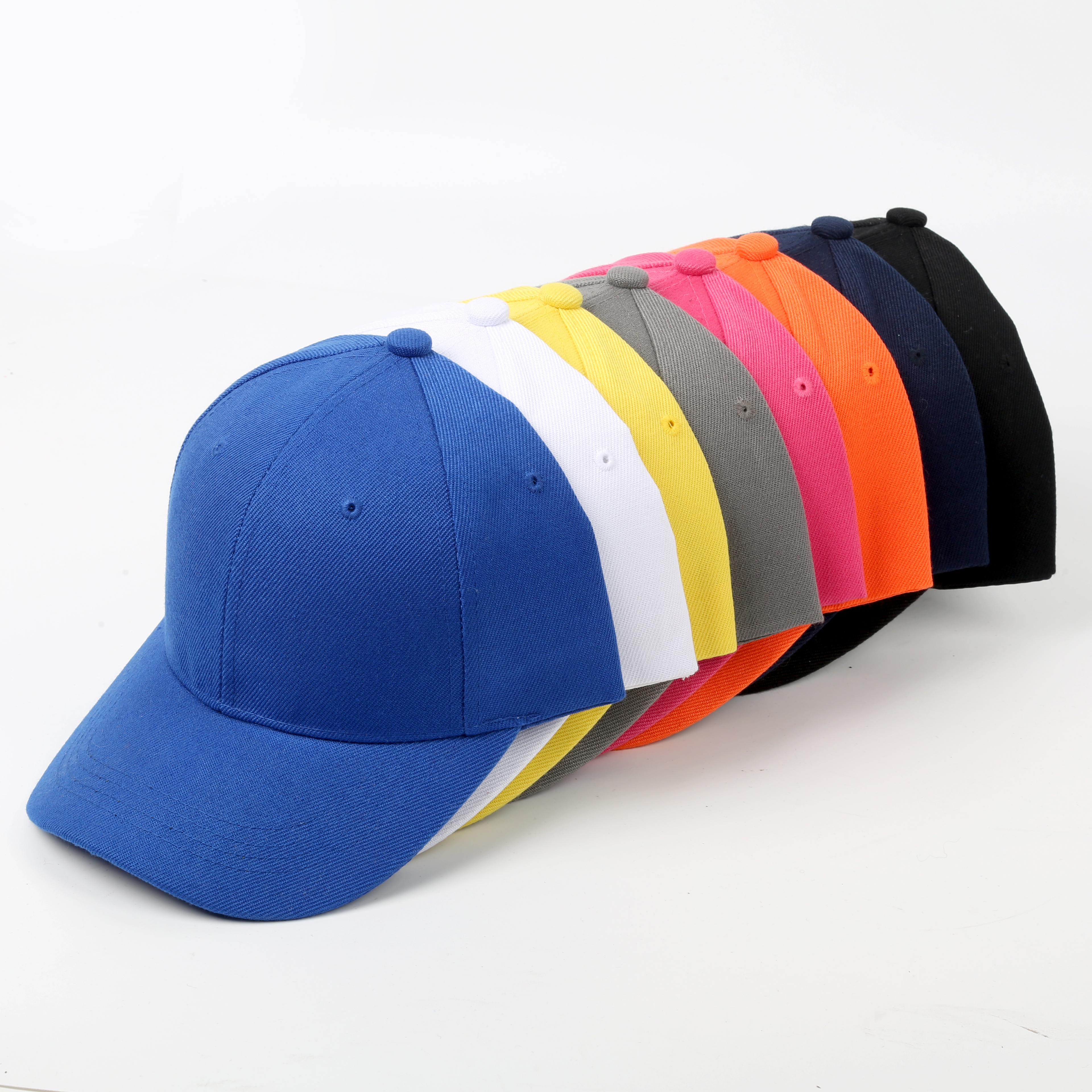 AILILIS Customizable Logo Velcro Buckle Light Plate Baseball Cap thumbnail
