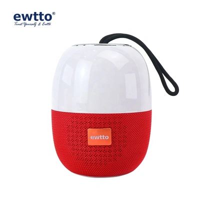 ewtto Multifunction Wireless BT Speaker Music Boombox Portable Outdoor Speakers with Colored lamp TF AUX FM USB ET-P1198B thumbnail