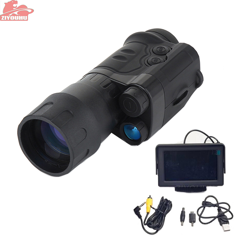 ZIYOUHU New Infrared Monocular Night Vision Device Day and Night Digital Night Vision Scope Video Photo Recording Output
