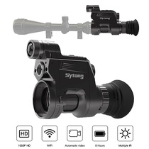 Sytong HT-66 Digital Night Vision Scope Withstand 6000 J Quick Add On Mount Aiming Rifle Scope App WIFI Live Image Transmission