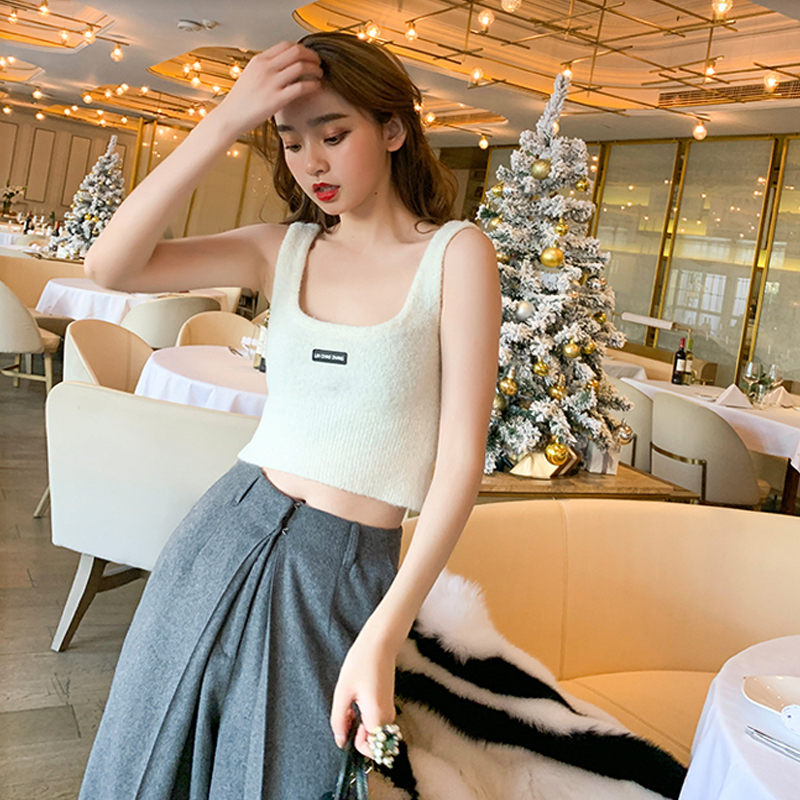 年会礼服系列小个子BB放心入手雪尼尔背心针织衫