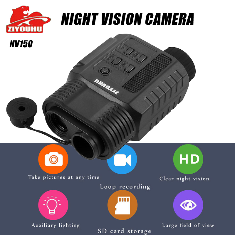 ZIYOUHU Digital Night Vision Device Infrared Camera Monocular HD Animal Observation Handheld Night Vision Hunting Scope