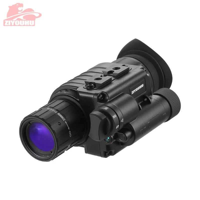 ZIYOUHU Gen 2 / Gen 3 Infrared Night Vision Monocular Device Hunting Scope DT-MHB-3 Knob Type Night Vision Goggles Green Imaging