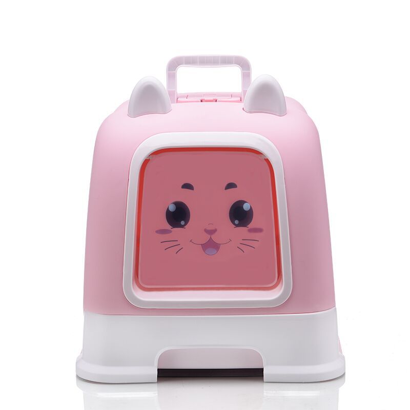 The new type of pet cat litter box is fully enclosed and splash-proof. It is a drawer-style cat toilet and a universal cat litter box for both large and small cats Specification image