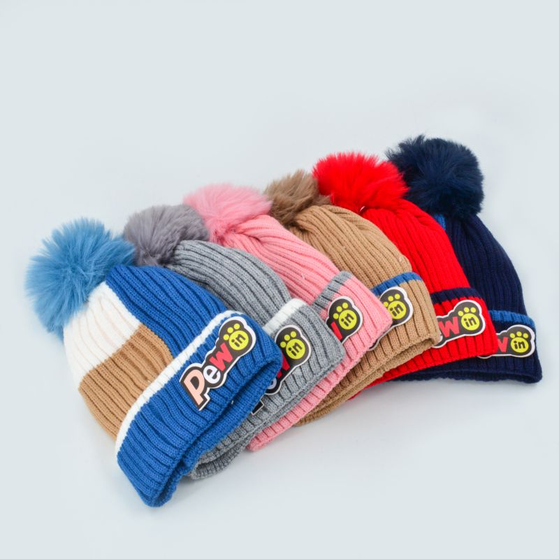 JINXIN Top Quality Angora Rabbit Knitted Raccoon Fur Pompom thumbnail