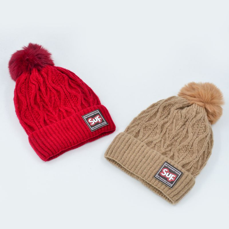 JINXIN Custom Label 100% Cotton Soft Funny Knitted Winter Ba thumbnail