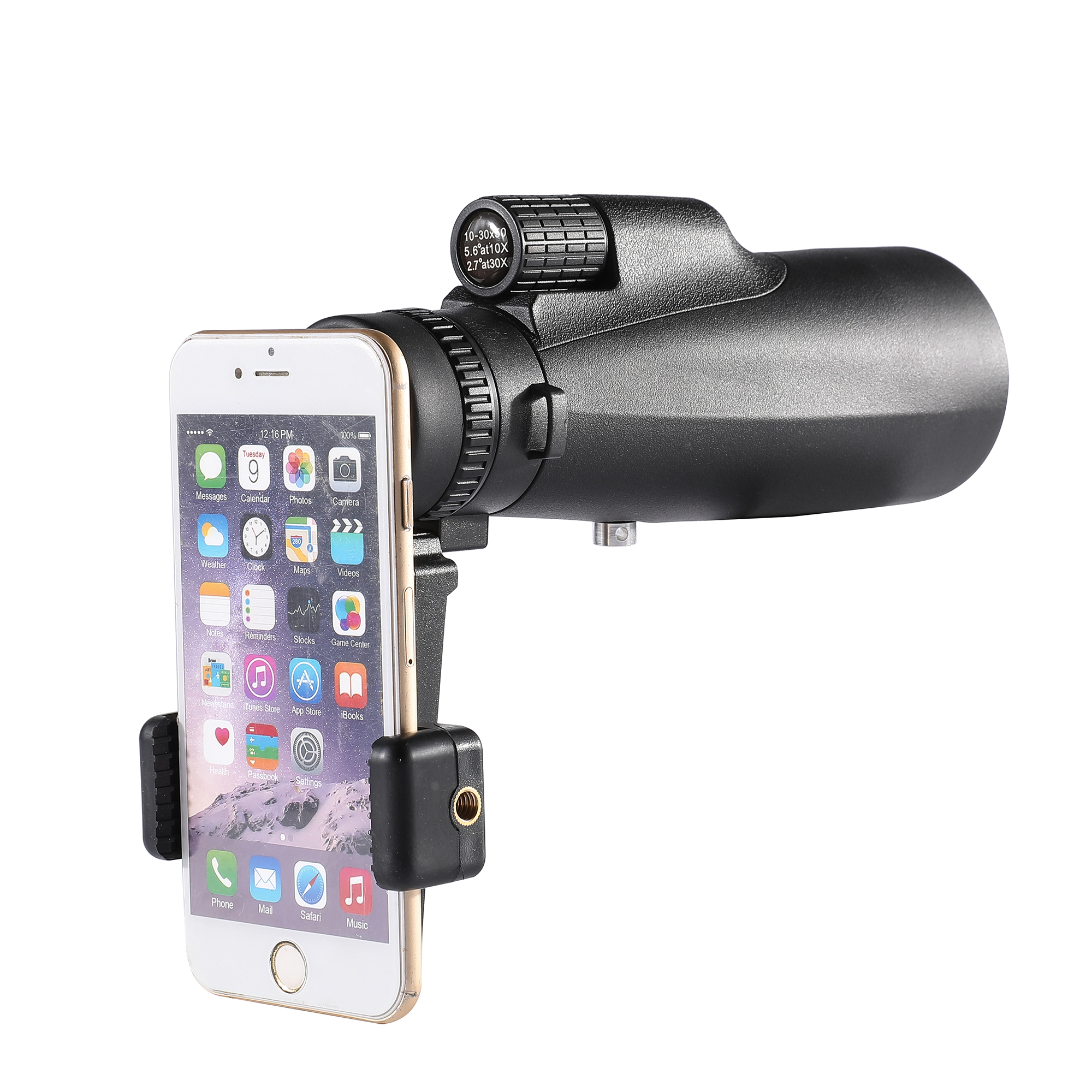 10-30x50 Professional HD Monocular Telescope LII Night Vision with Phone Clip Monocular for Outdoor Hunting Tourism Travel thumbnail