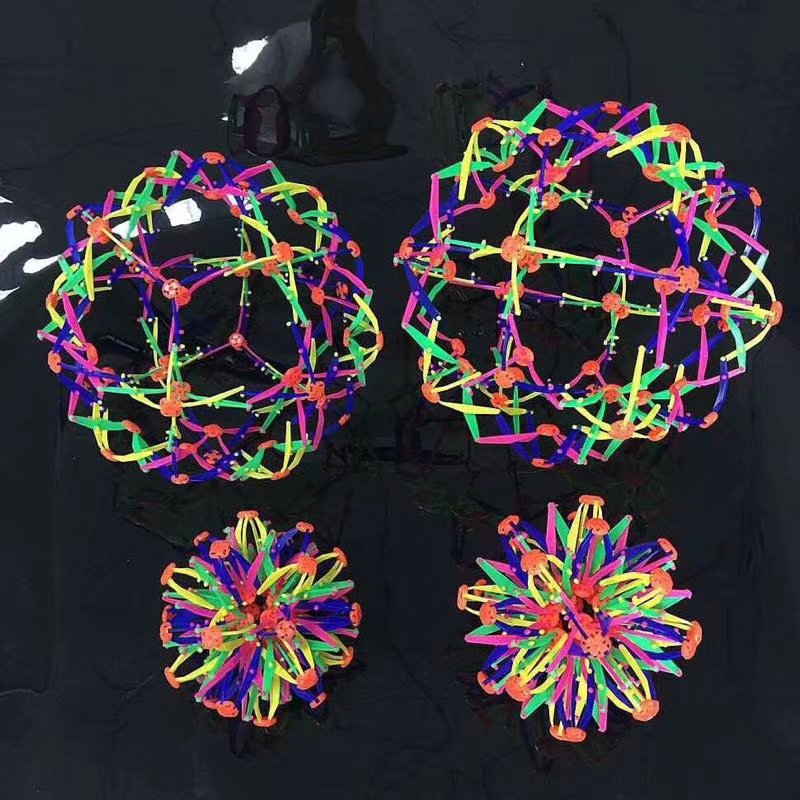 Retractable Magic ball Large Blossom ball 32CM Blossom ball shrink ball throwing ball Children's outdoor toy 28CM 24CM retractable magic ball