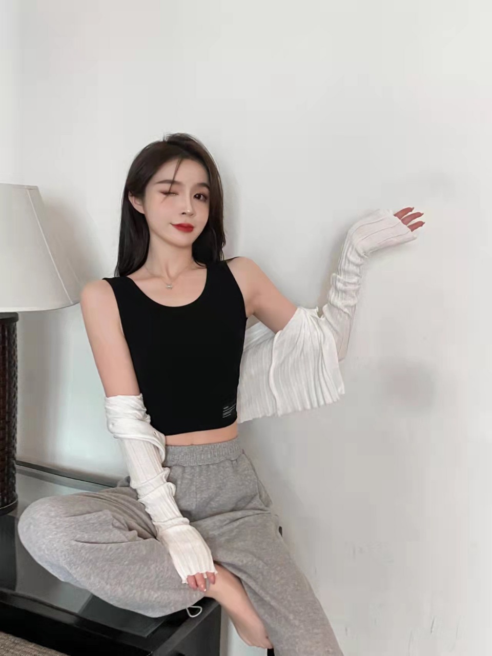  夏季新款背心女士外穿性感带胸垫打底上衣百搭新款韩版少女学生详情6