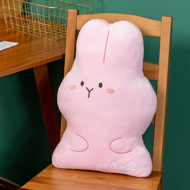 2025 New rabbit series stuffed pillow plush toys, cute male and female bedroom birthday gift plush toys, 40cm details Picture