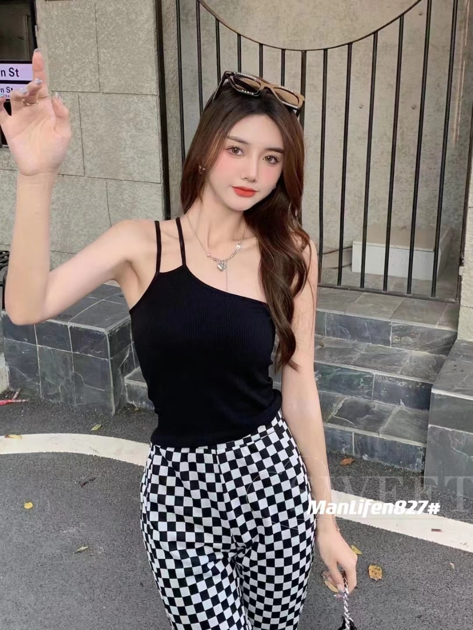  吊带女士夏季新款内搭洋气韩版少女性感外穿背心带胸垫新款美背详情1