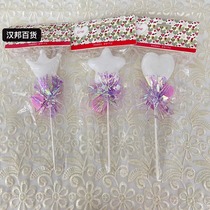 Birthday cake accessories illuminated star lights