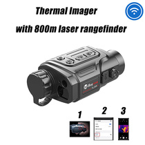 InfiRay FH25R 12µm Sensor Thermal Imager Night Vision Camera for Hunting 1300M Detection Built-in 600M Laser Rangefinder Video Recorder