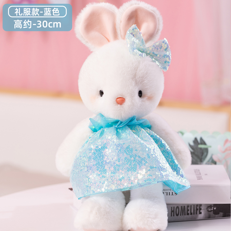 2025 New rabbit plush toy, a cute birthday gift for boys and girls' bedrooms, 40cm plush toy Application Scenario