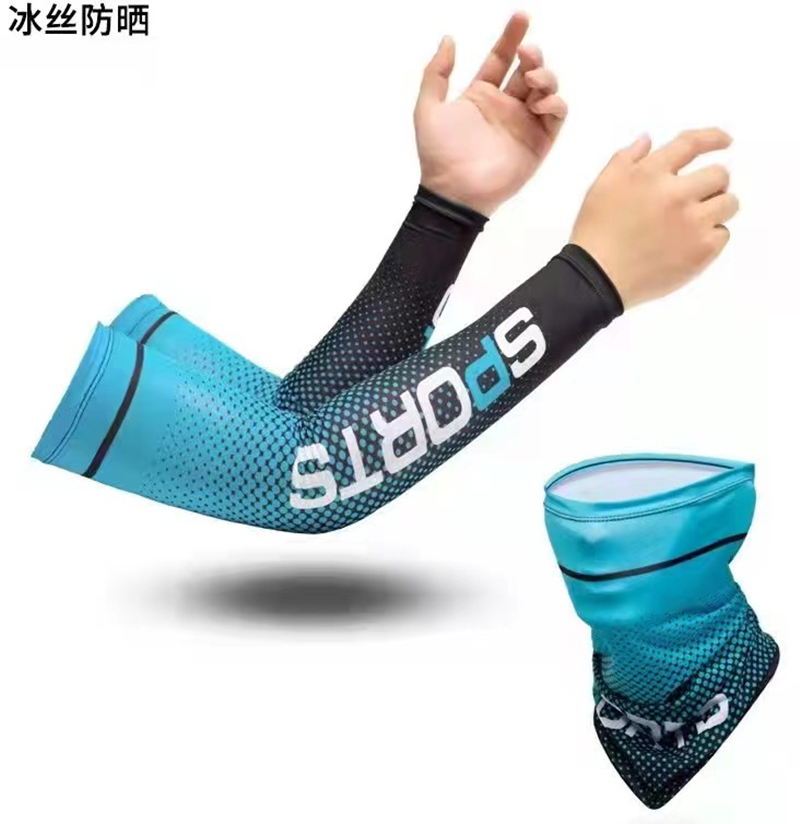Ice sleeve anti-sun sun thin cycling equipment anti-uv summer Internet star trend gloves hand sleeve arm gloves women thin ice sleeve men's ice sleeve thumbnail