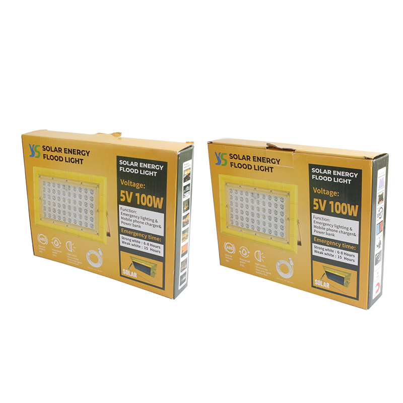 Solar-charged floodlights, outdoor portable hand-held camping lights, construction site engineering emergency lighting lights, floodlights Application Scenario