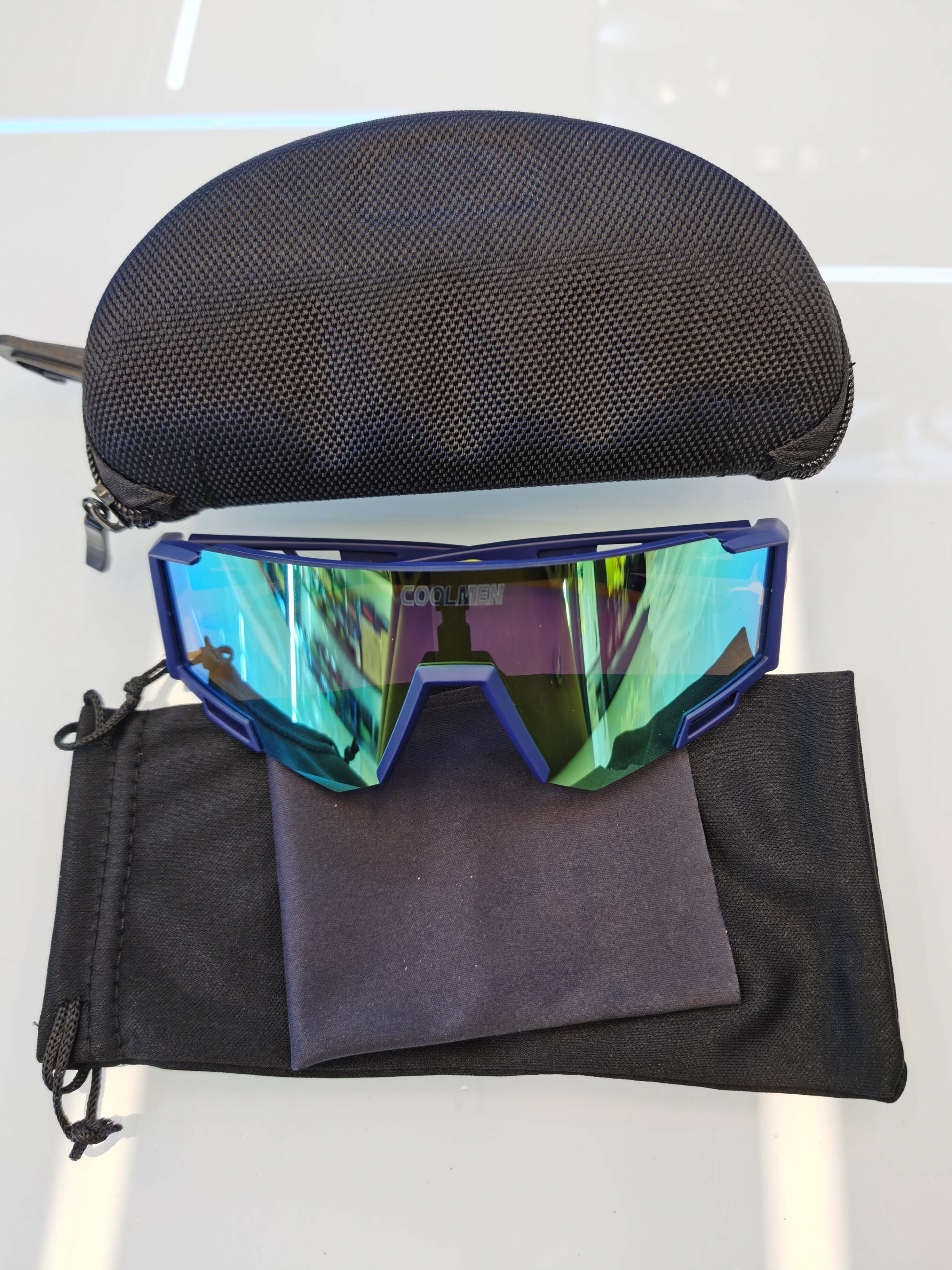 Bicycle mask motorcycle helmet mask off-road goggles windproof sandproof cycling glasses price negotiable Specification drawing