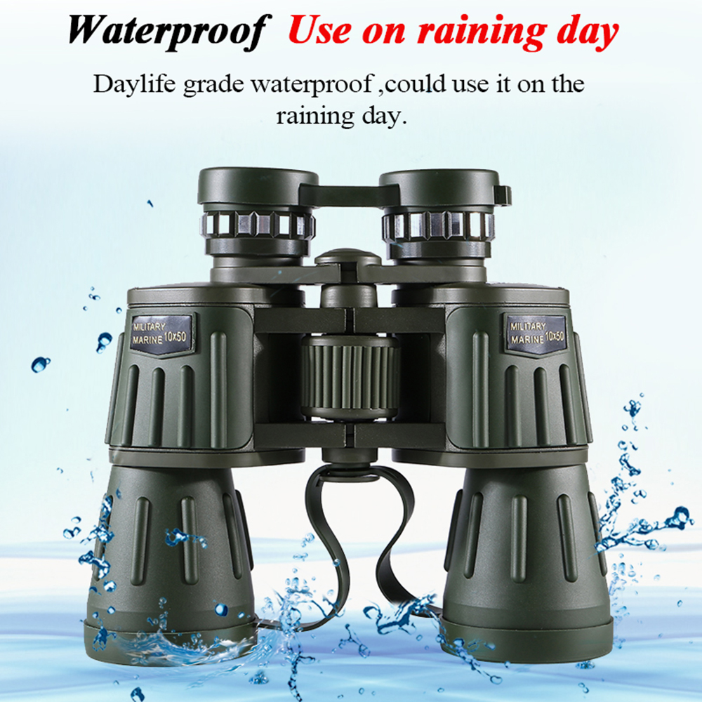 10X50 HD Powerful Optics Binocular Telescope 10X Zoom for Bird Watching, Sports,Hiking,Travel Outdoor Hunting Camping Bionculars thumbnail