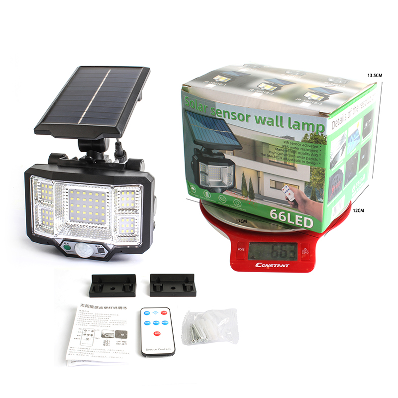 太阳能壁灯细节图