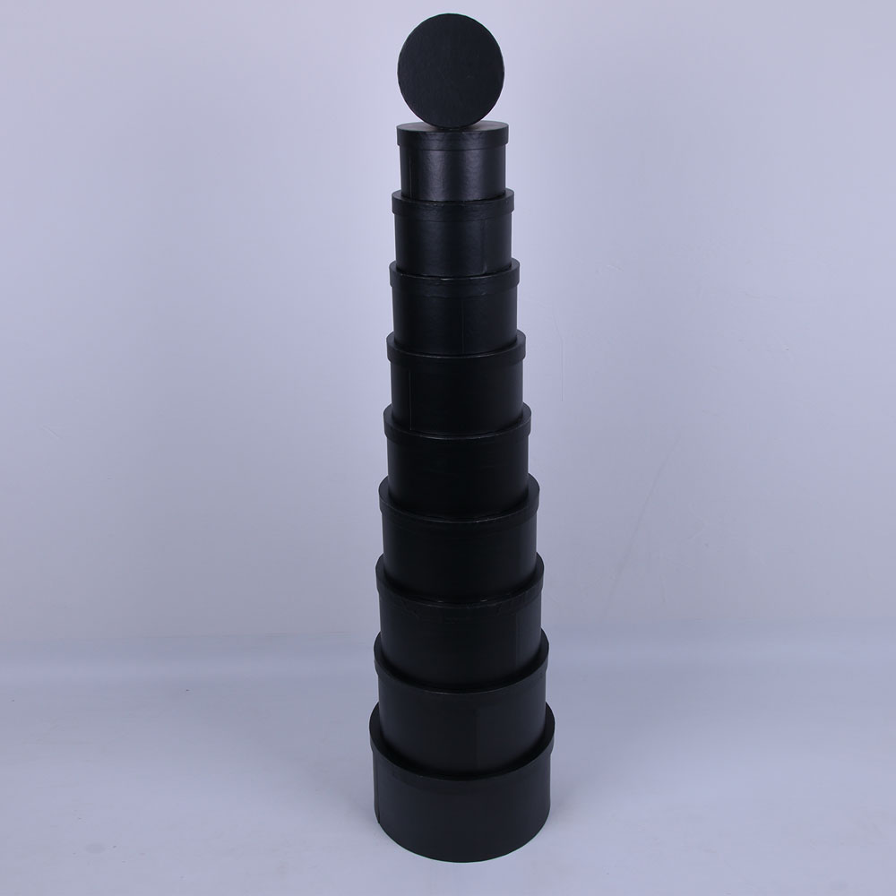 813# Shihao Round 10-Piece Hugging Bucket Flower Box Flower Gift Box Factory Direct Valentine's Day Gift Box Specification drawing