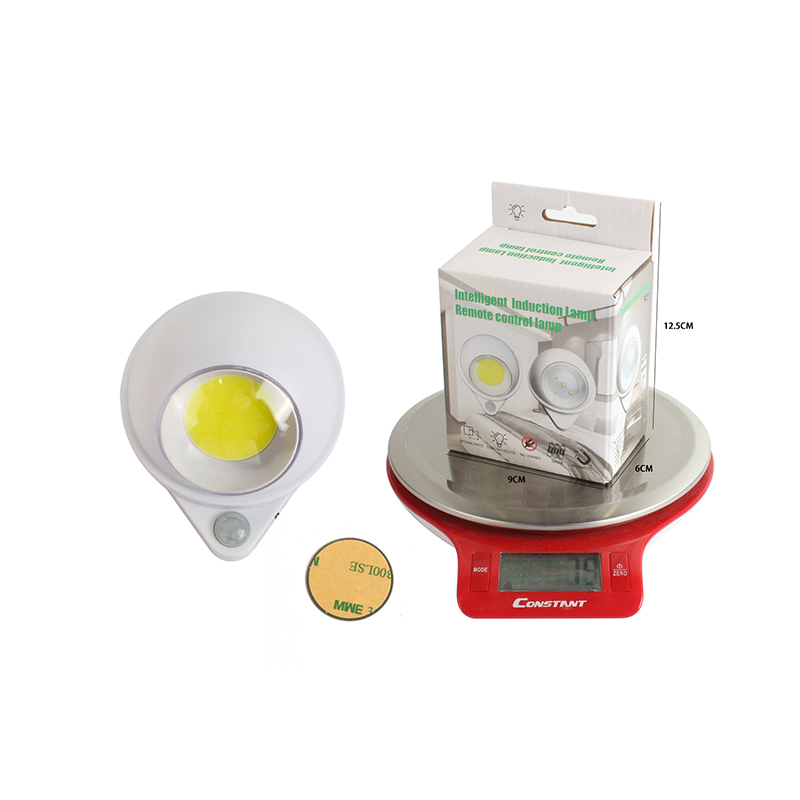 Dry battery human body sensor desk lamp, smart home cabinet, bedside wardrobe, creative night light, led sensor Specification image