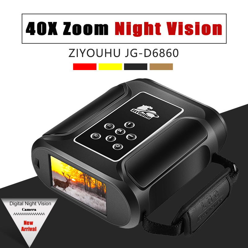 Long Range 40X Zoom Digital Night Vision HD Camera WIFI 850nm Laser Camcorder Auto. Focus Hunting Night Monitor for Patrol