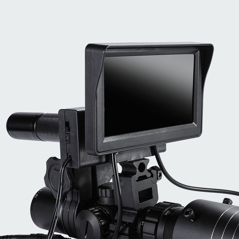 4.3" Display Screen Multiple Types Of Plugs Low Light Night Vision Camera Screen for DIY Mount Rifle Scope Camera Accessories
