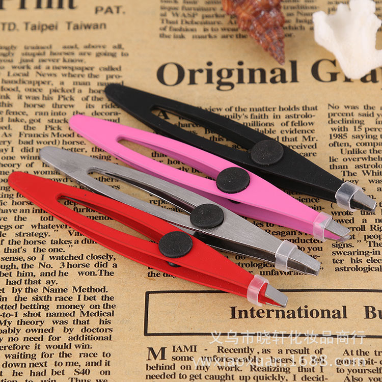eyebrow tweezer Fashion eyebrow clip eyebrow clip eyebrow clip eyebrow knife stainless steel cosmetic cosmetic tools wholesale thumbnail