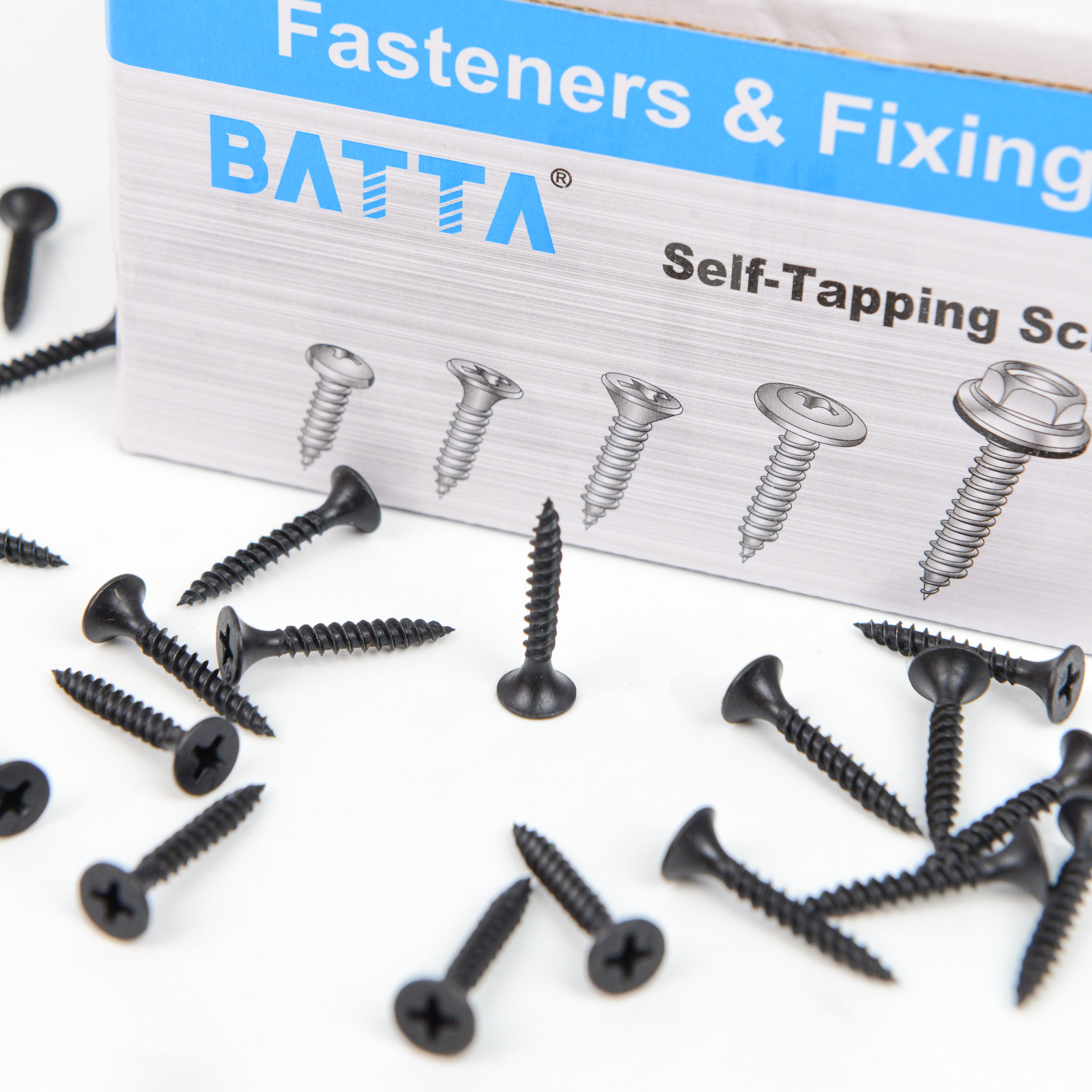 AKIFIX BATTA Drywall Screw Fine Thread Black Color thumbnail