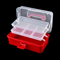 Nail jewelry storage box Red storage box Accessories storage box Organizing storage box Storage box