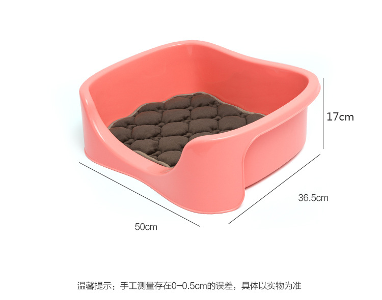 新款宠物狗厕所三围立体狗窝狗厕所两用带垫子宠物用品详情4