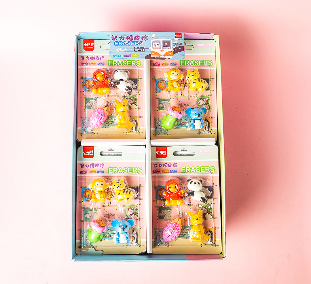 Small Gu Dong hot new animal suction card eraser
