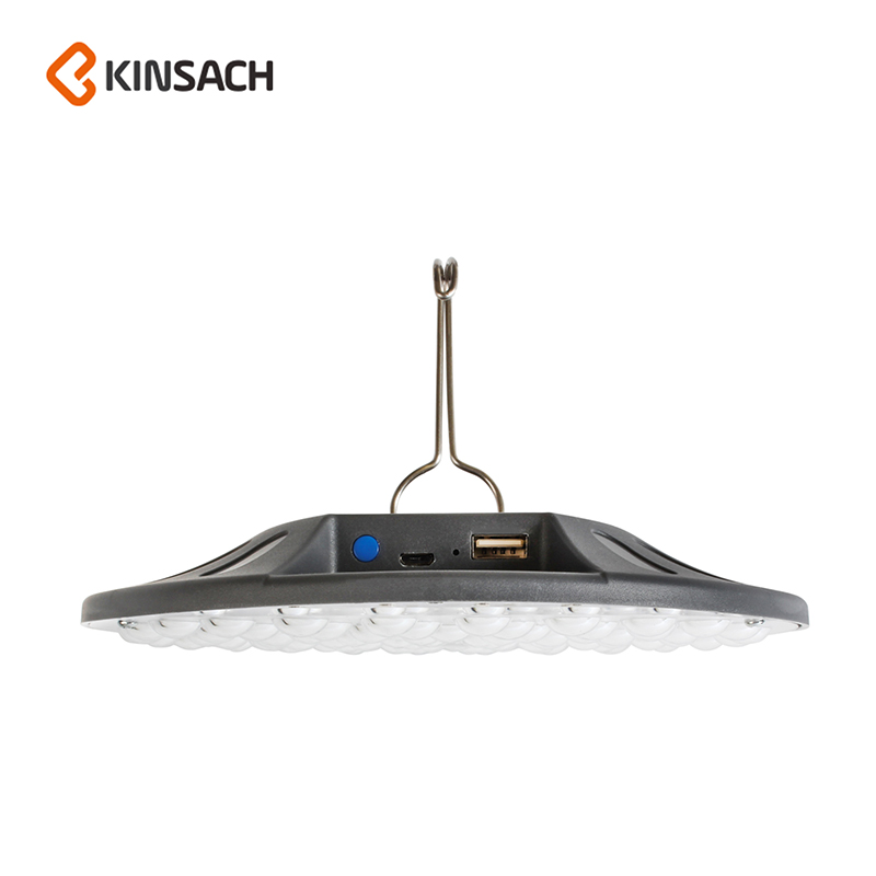 LED flying saucer lamp charging emergency flying saucer bulb, ultra-thin UFO flying saucer solar lamp, street stall night market camping bulb
