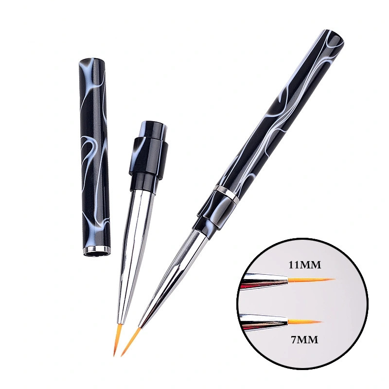 Nail tools Painted line drawing pen Line drawing pen Carved pen black background white stripe acrylic line drawing pen