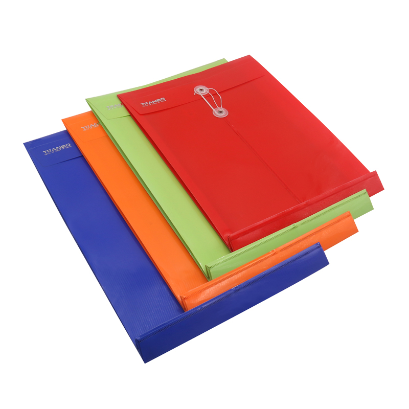 TRANBO CB118 30mm Plastic Color A4 Size Foldable Clipboard File bag