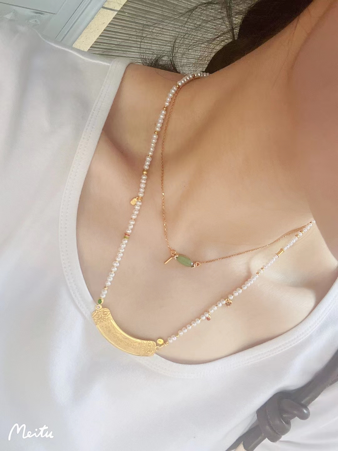 999足金牌/珍珠项链/999足金配件