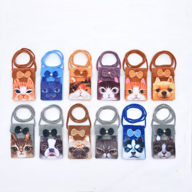 Children's bag; Mobile phone package; Cartoon satchel; Cartoon handbag; Gift bag; Plush toys thumbnail