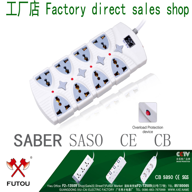 Wholesale 3 M 5 M Socket Drag Cable Board Office Home Socket Socket Socket Socket Socket Universal Hole Multi-Switch Socket Ce Extension Socket