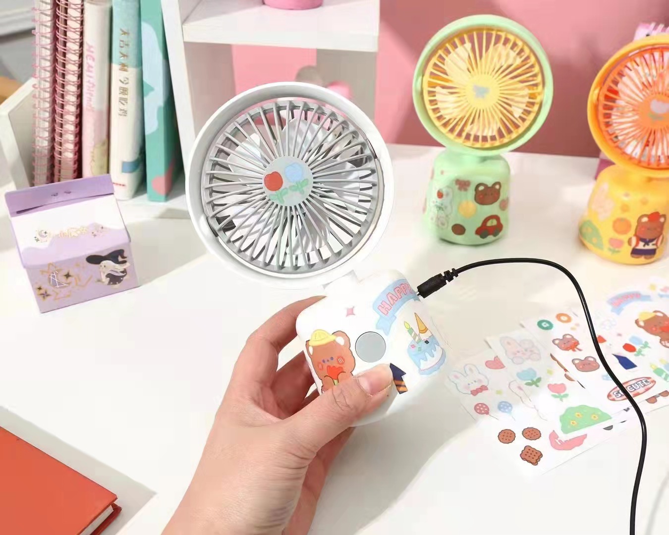 9053 Vase Desktop Fan pic 3