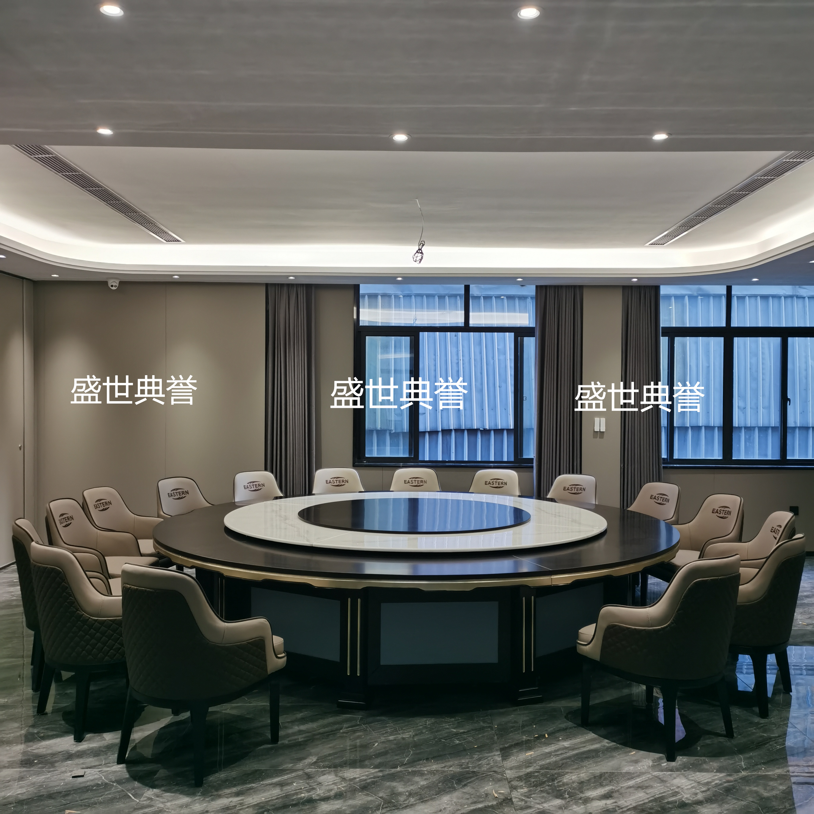 杭州海鲜餐厅实木宾利椅酒店包厢现代轻奢白蜡木餐椅会所实木餐椅