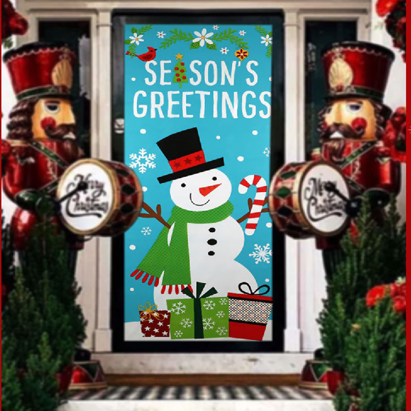 Halloween Foreign Trade Door Sticker Window Glass Sticker Plastic Window Sticker Christmas Party Wall Sticker Custom