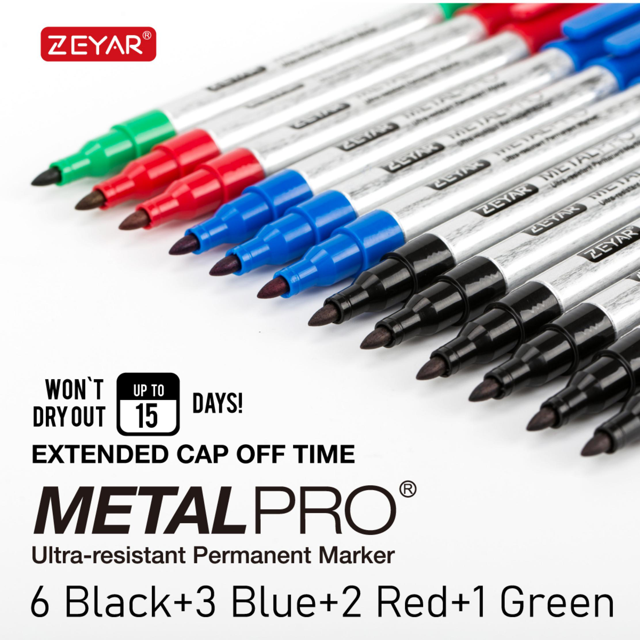 Chang Cheng Ultra-Resistant Permanent Marker 1mm Nib thumbnail