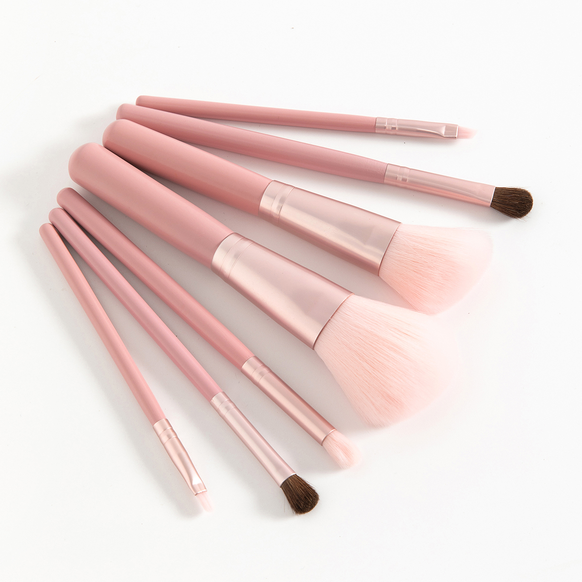 This portable travel set with 7 mini brushes is the first choice for beginners and students Item Picture