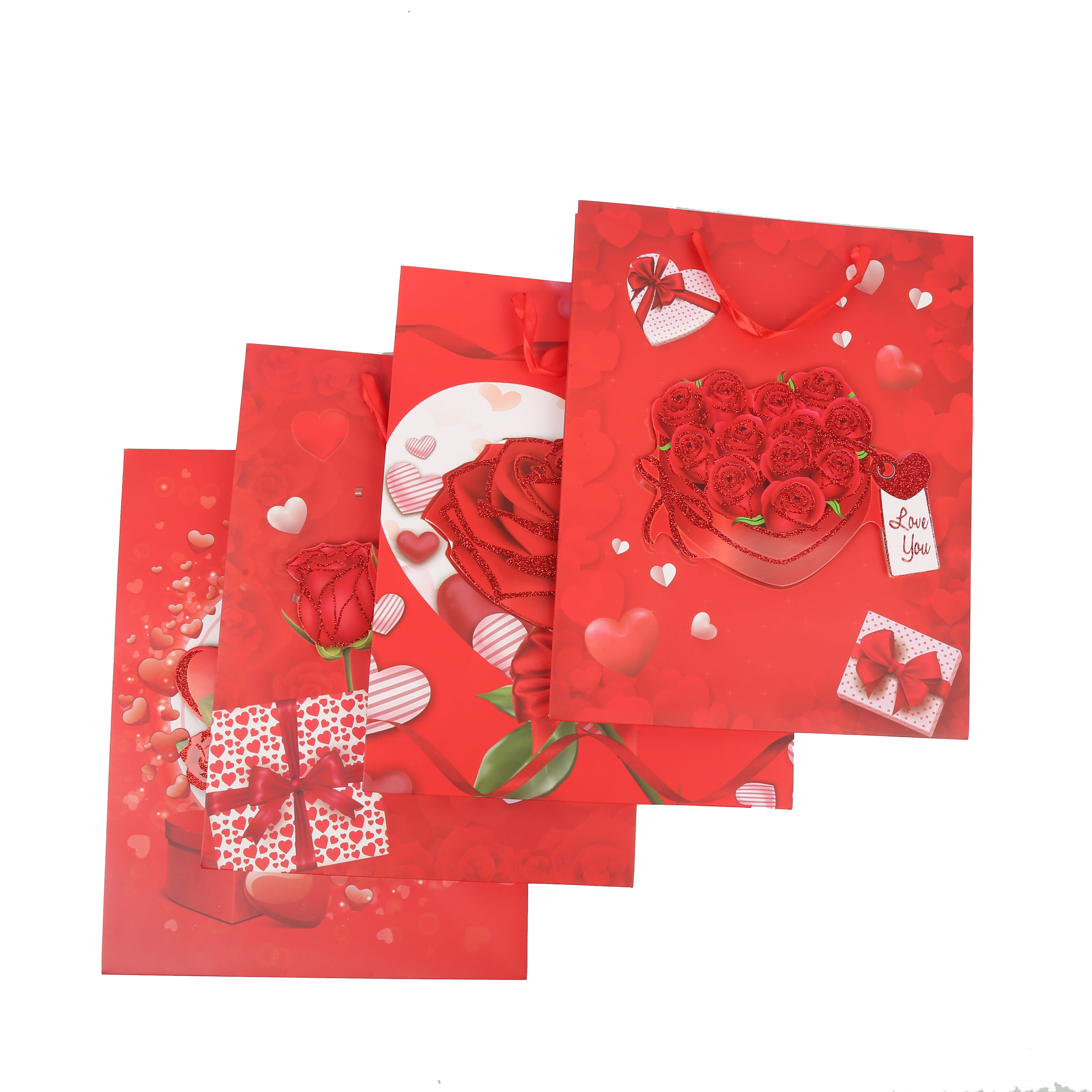 Rose gift bag paper bag thumbnail