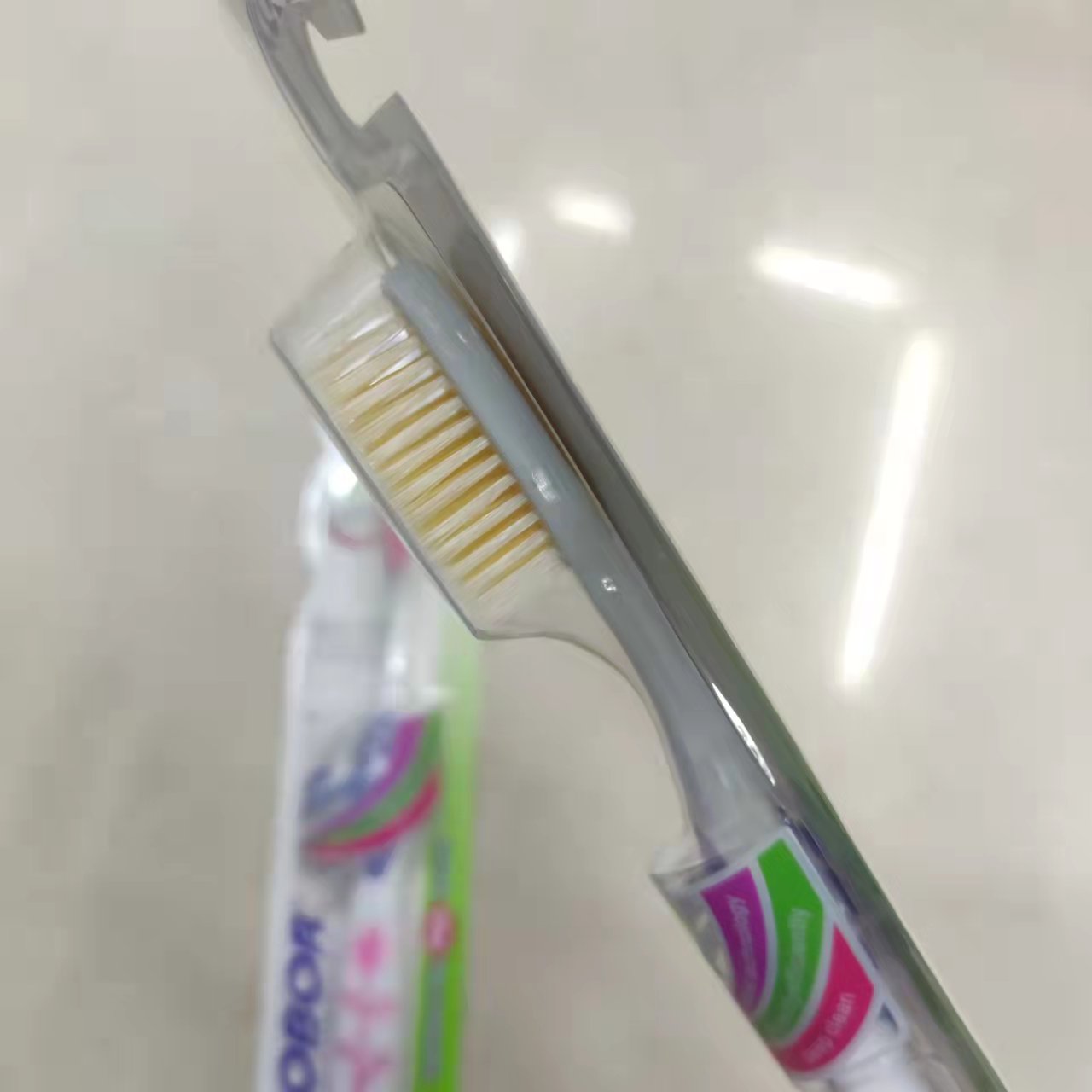 日用百货牙刷批发 可贝尔COBOR E862 外贸出口英文软毛牙刷详情1