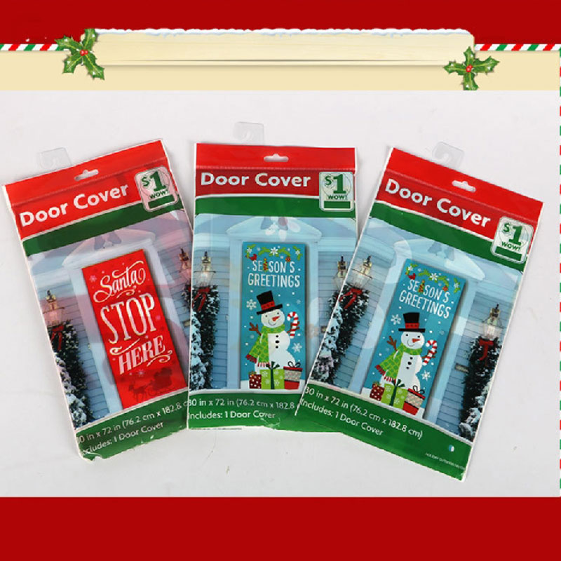 Halloween Foreign Trade Door Sticker Window Glass Sticker Plastic Window Sticker Christmas Party Wall Sticker Custom Specification drawing