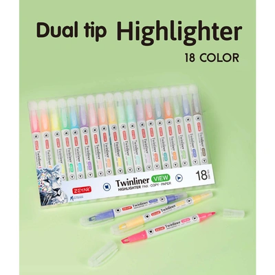 Chang Cheng ZP1199-18 Dual Tip Highlighter Whiteboard Pen	 thumbnail