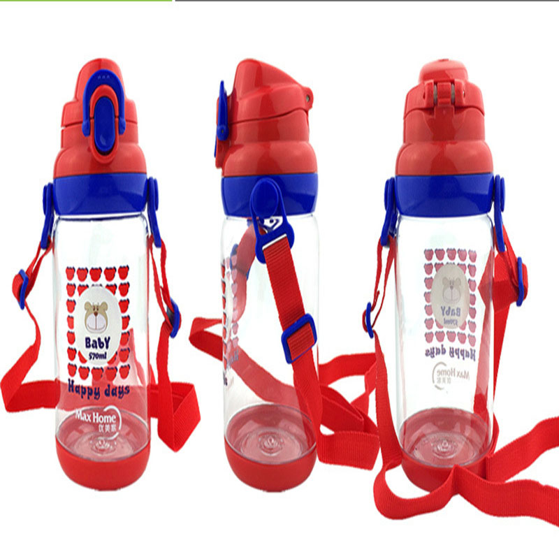 570 ml cartoon plastic kettle HC-5223 plastic water cup Specification drawing