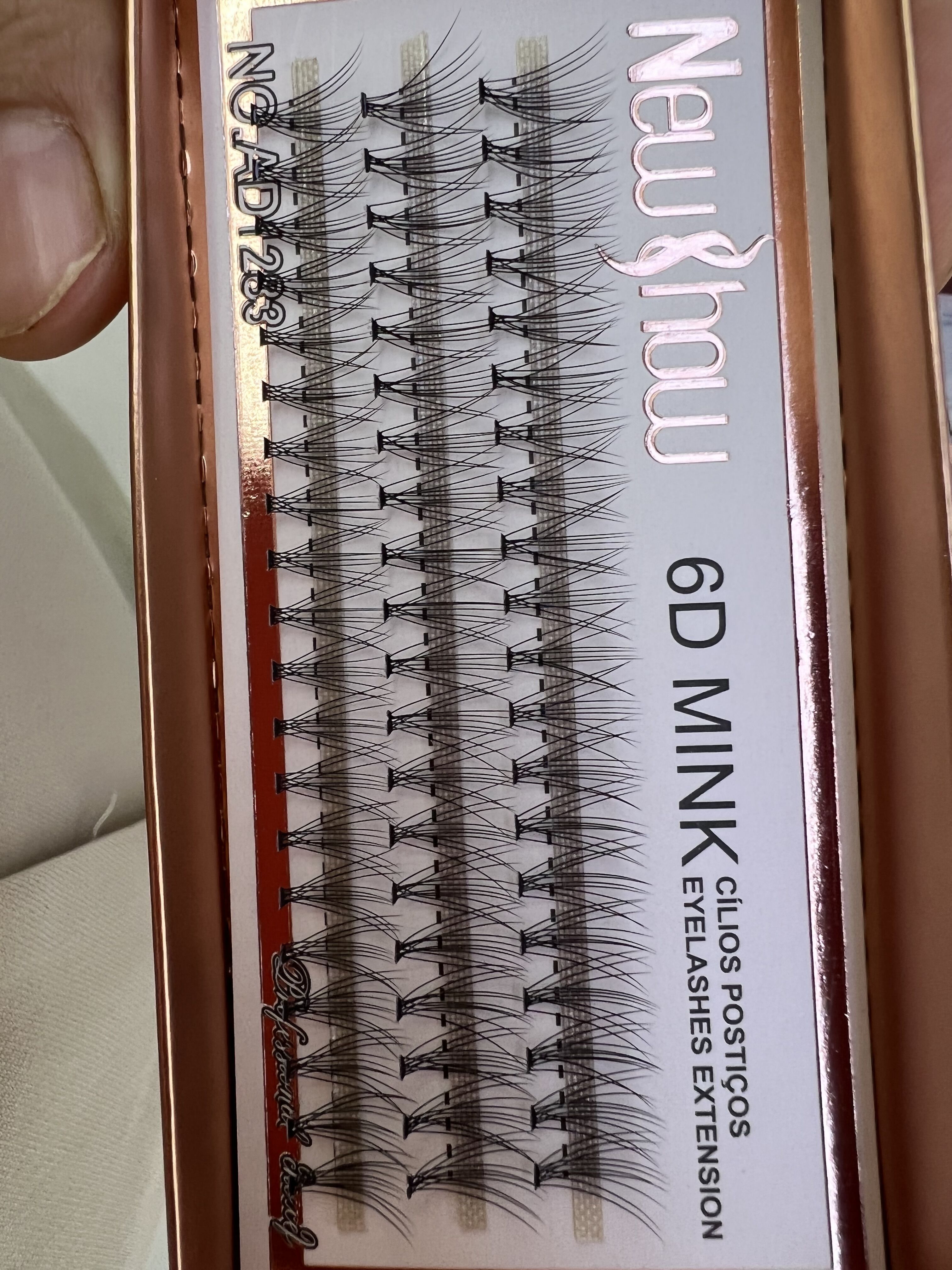 New Show False Eyelashes Ad1283 Grafted Eyelashes Self-Grafted 10P
